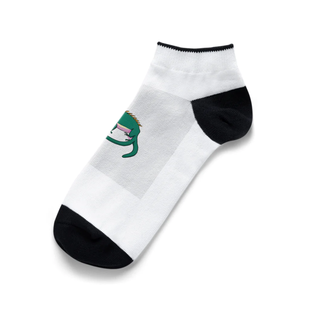 matu0のかっこいいトカゲ Ankle Socks