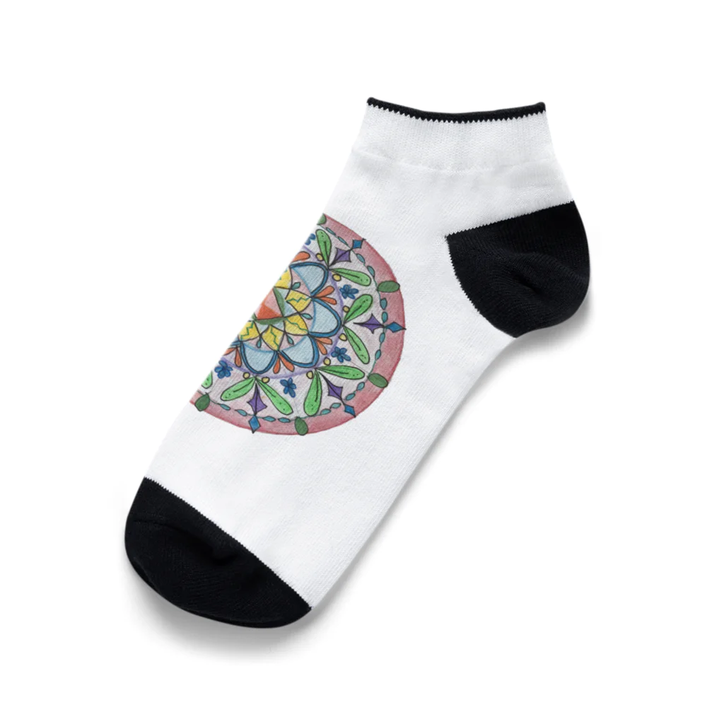 Floweryのまんだらちゃん Ankle Socks