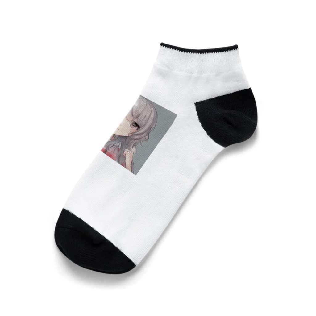 ゆうたんショップの可愛いAIキャラ2 Ankle Socks