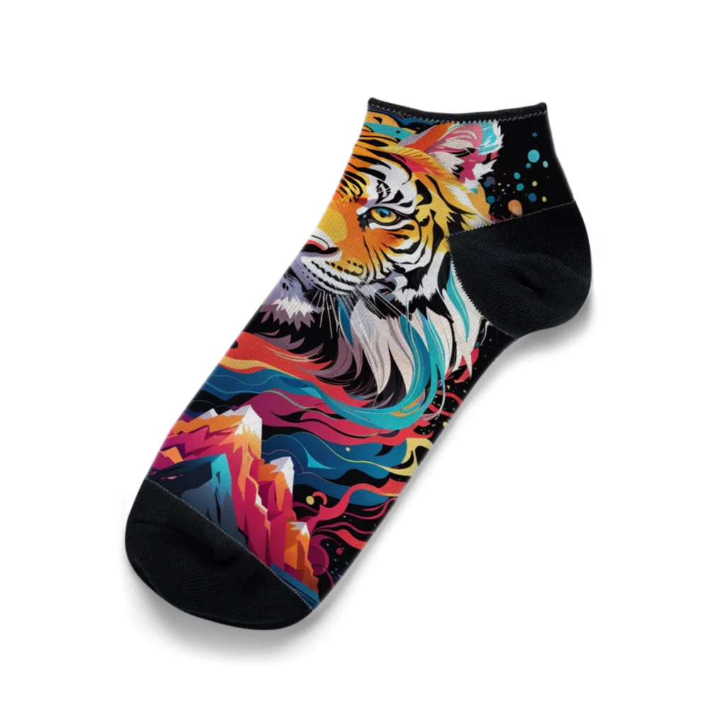 LEONのVivid-Tiger（ビビッド‐タイガー） Ankle Socks