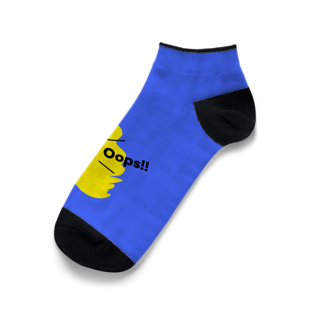 CITRUS Oops!!の\ Oops!! /  あえての？SAMPLE文字入り Ankle Socks