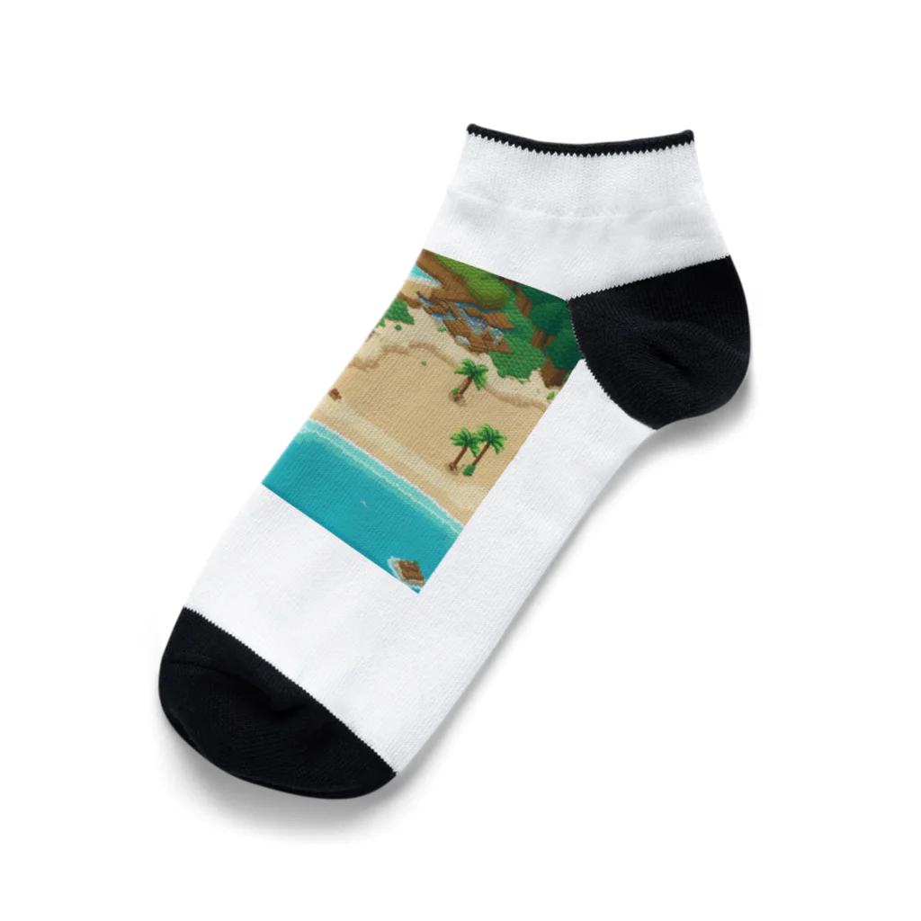 だいすけの美しいビーチ Ankle Socks