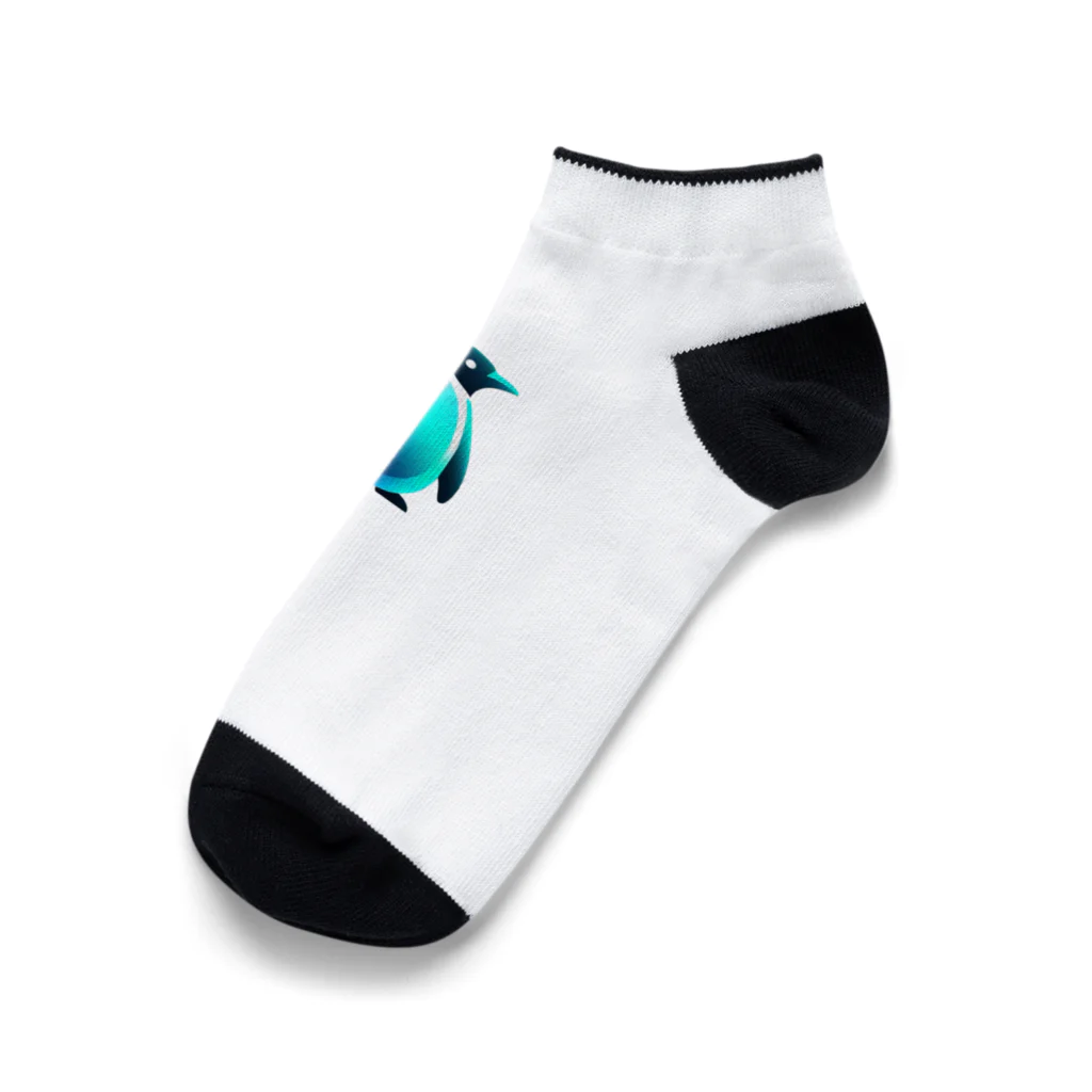 一人親方55歳FIREのスタイリッシュペンギン Ankle Socks