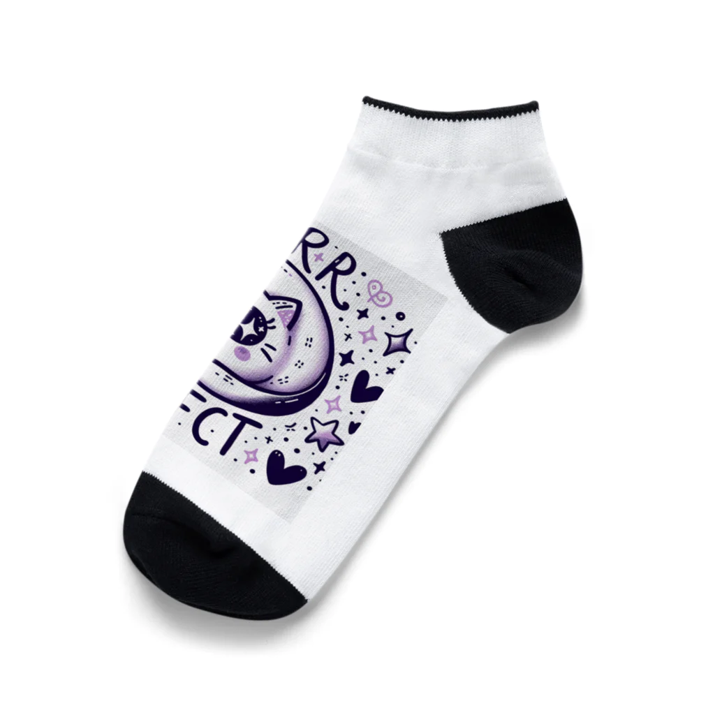 センターフィールドのスターライト猫 Ankle Socks