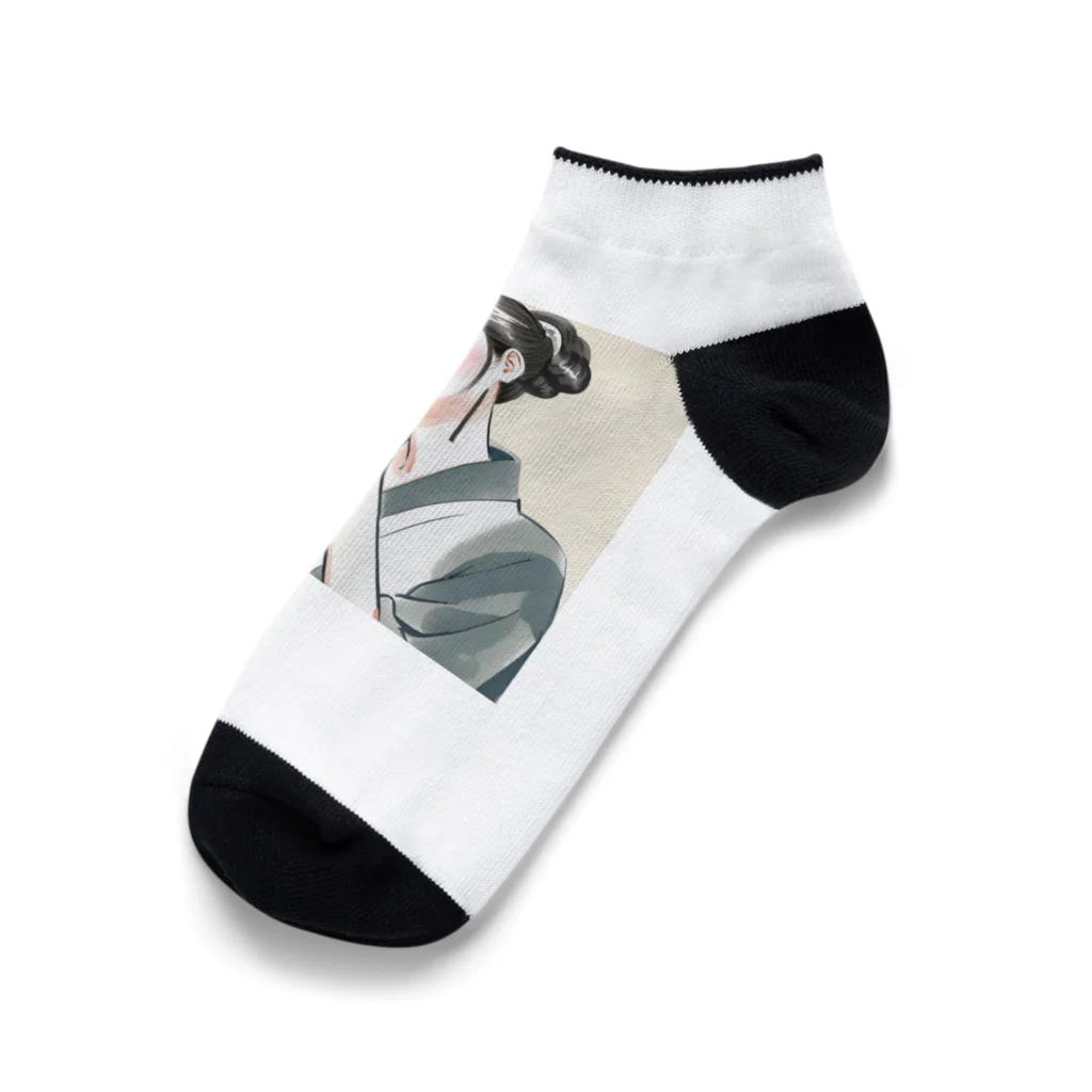 etwoshopの和美さん写真を撮る Ankle Socks