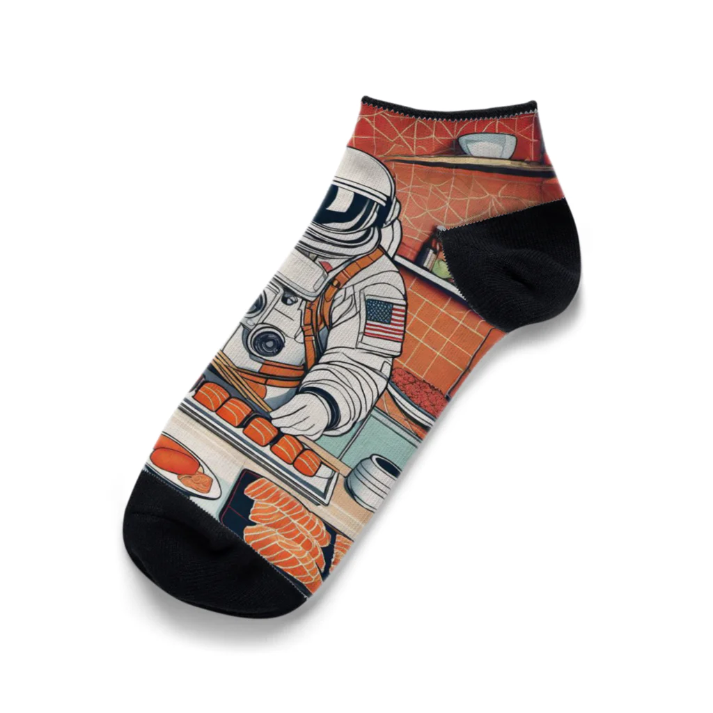 宇宙開発デザイン科のスペースクッキング 寿司編 Ankle Socks