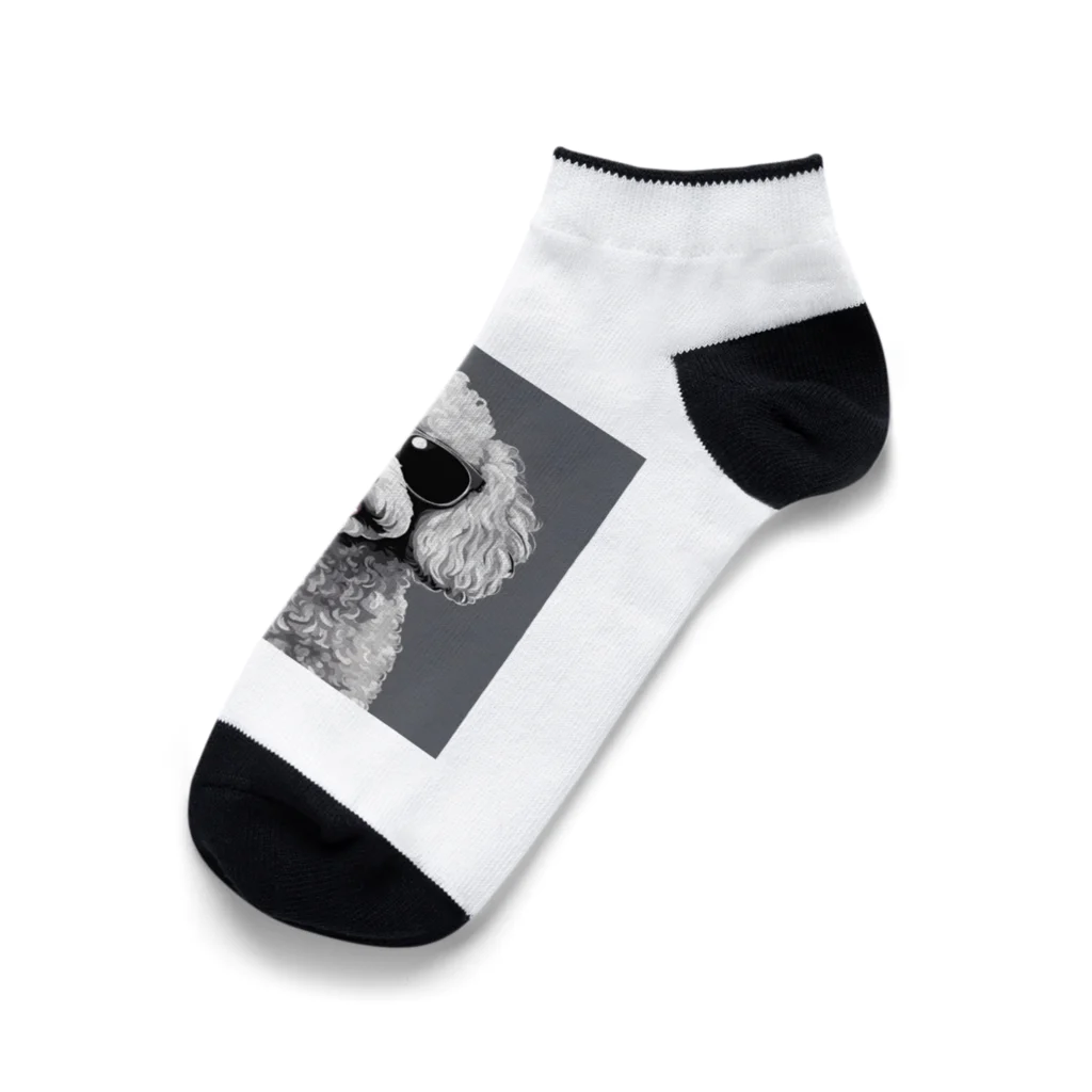 white_spaceのセレブトイプー Ankle Socks