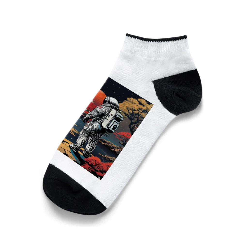 宇宙開発デザイン科の惑星『京都』 Ankle Socks