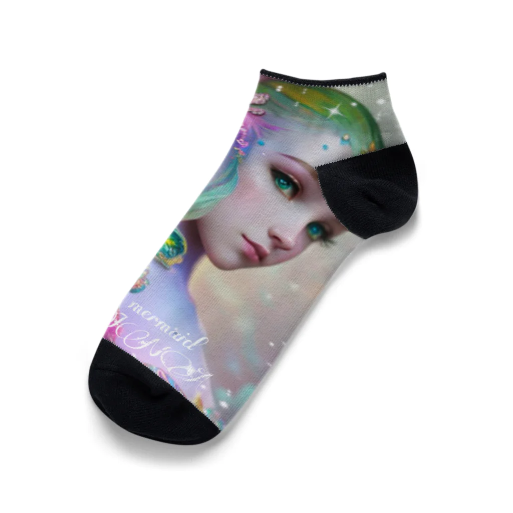 💖宇宙整体♪🌈♪こころからだチャンネル♪💖のuniversal mermaid  LARA Ankle Socks