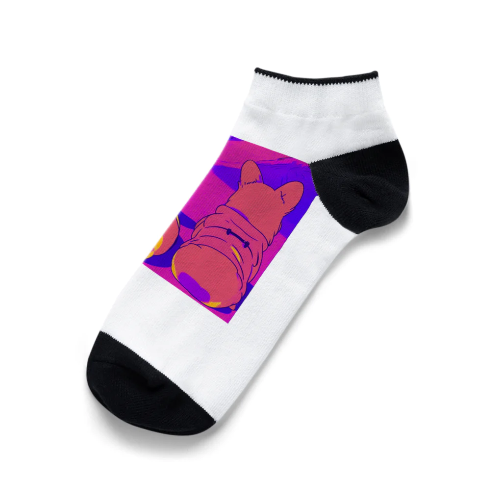 Cute dogsのI love my dogs Ankle Socks