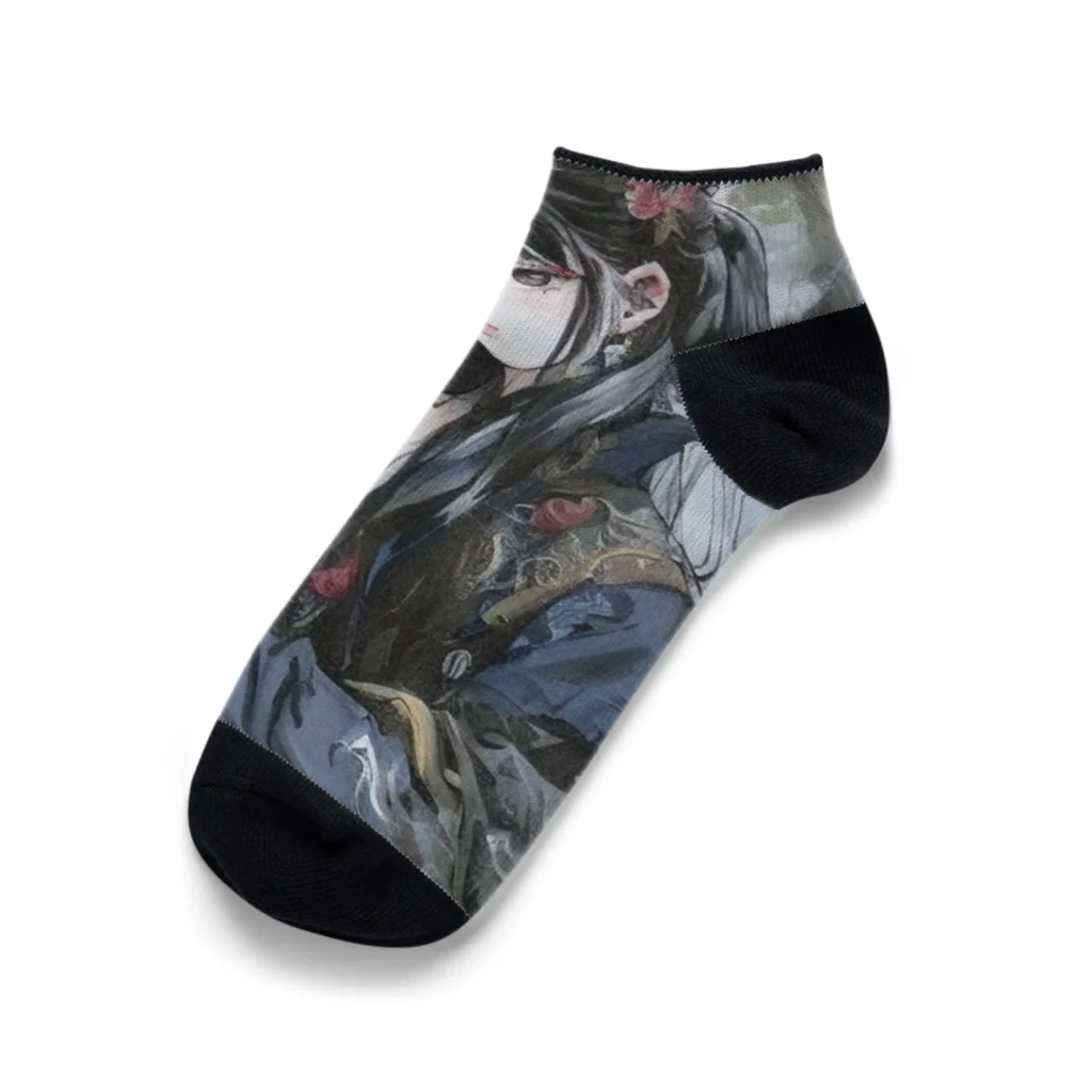 Gereroの美しいゴシック様式の女性 Ankle Socks