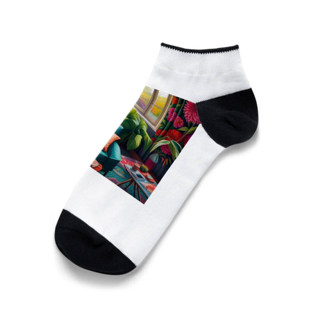 Masaseki01のカラフルライフ Ankle Socks