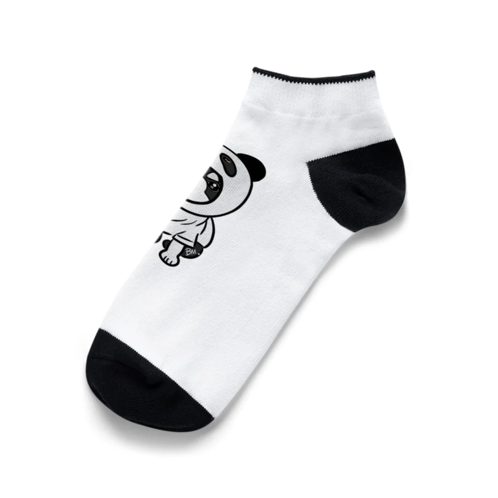 bmdesign_worksのチワワのhacoちゃん（パンダ） Ankle Socks