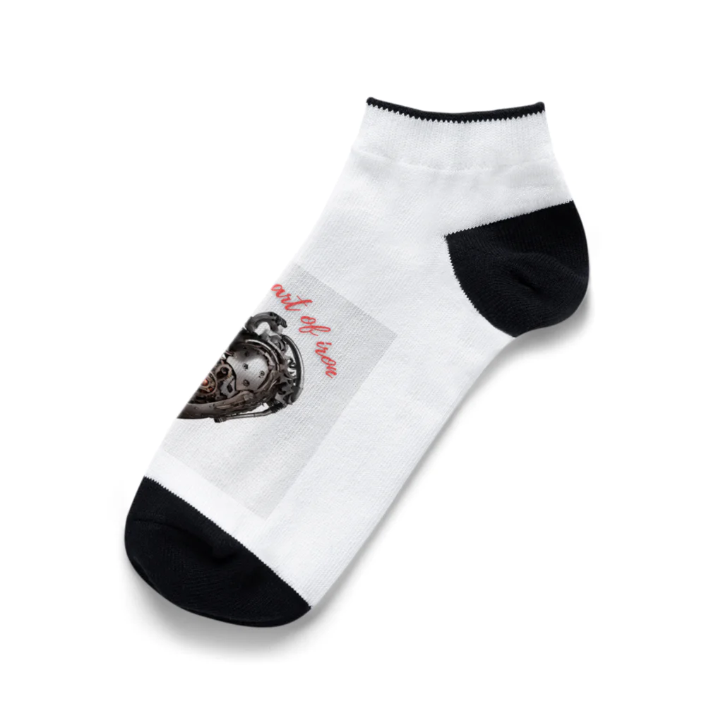 Love and peace to allの鉄の心臓が欲しい Ankle Socks