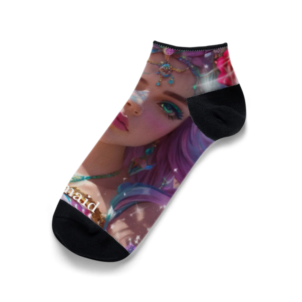 💖宇宙整体♪🌈♪こころからだチャンネル♪💖のhealing mermaid REINA Ankle Socks