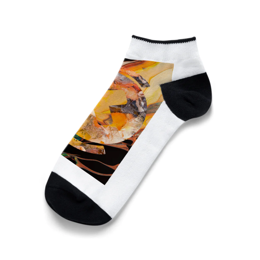 鶴-tsuru-の鯉-kosei- Ankle Socks