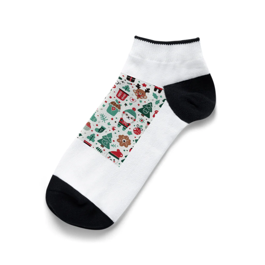 MihashiMYの可愛いクリスマスグッズ　 Ankle Socks