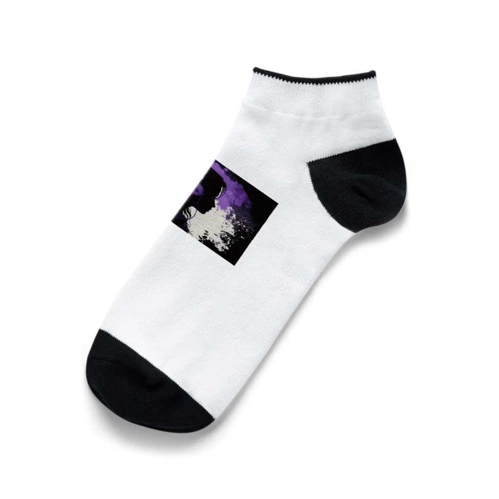 Hilariの煙の少女 Ankle Socks