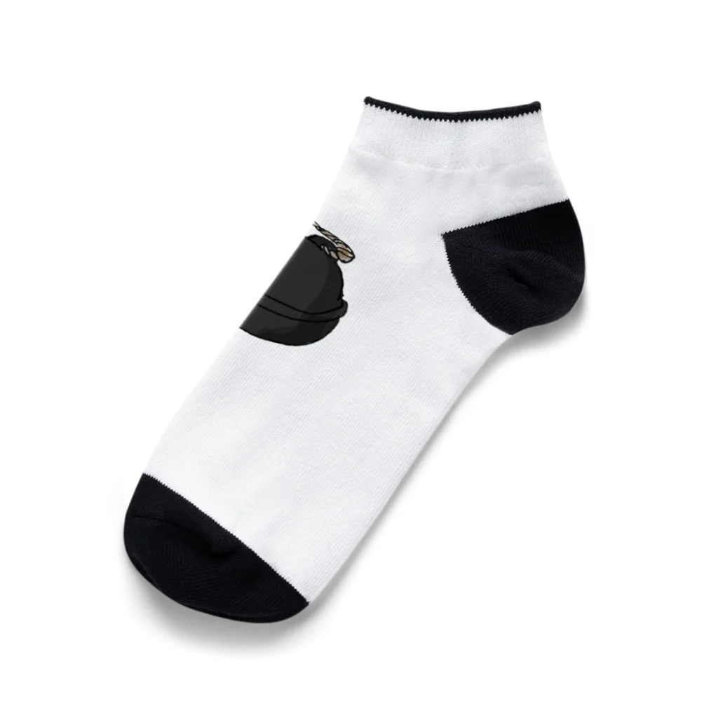 royro_desingの漂着物シリーズ　カエルウキ Ankle Socks