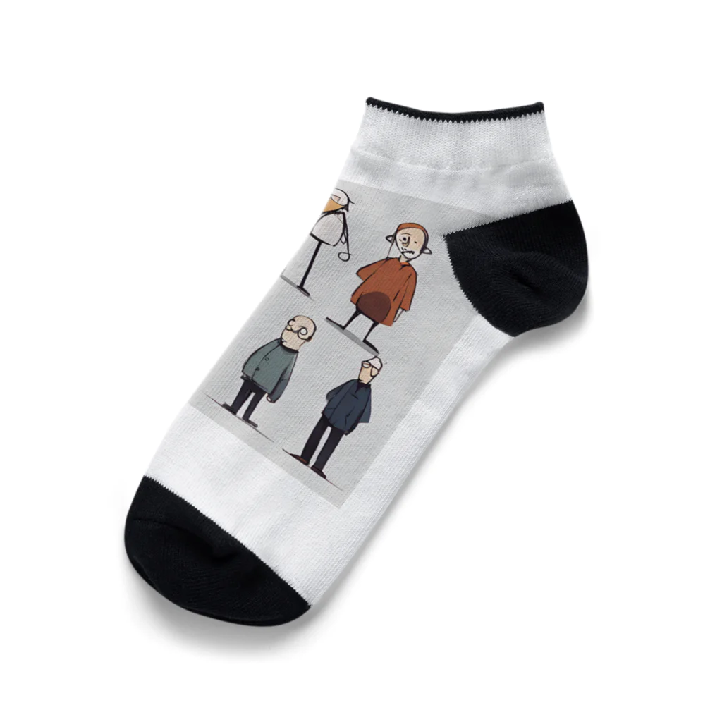 mac_chanの独創的デザイン Ankle Socks