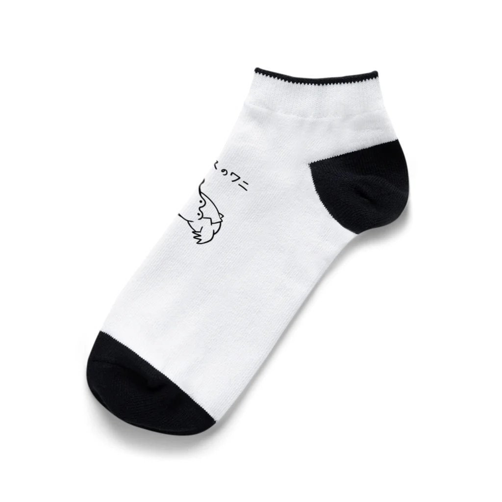 飯袋のメビウスのワニ Ankle Socks