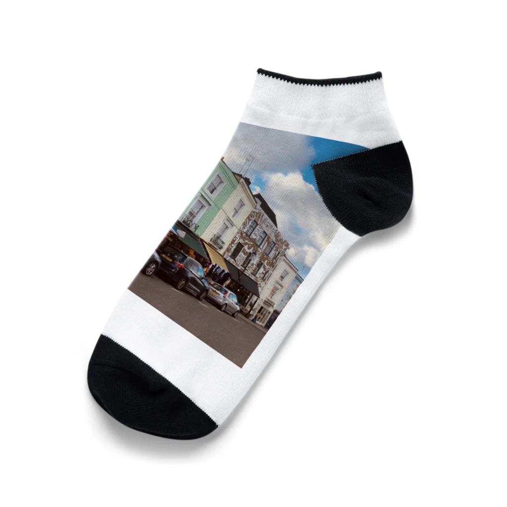 HanaeのNotting Hillの街並み Ankle Socks