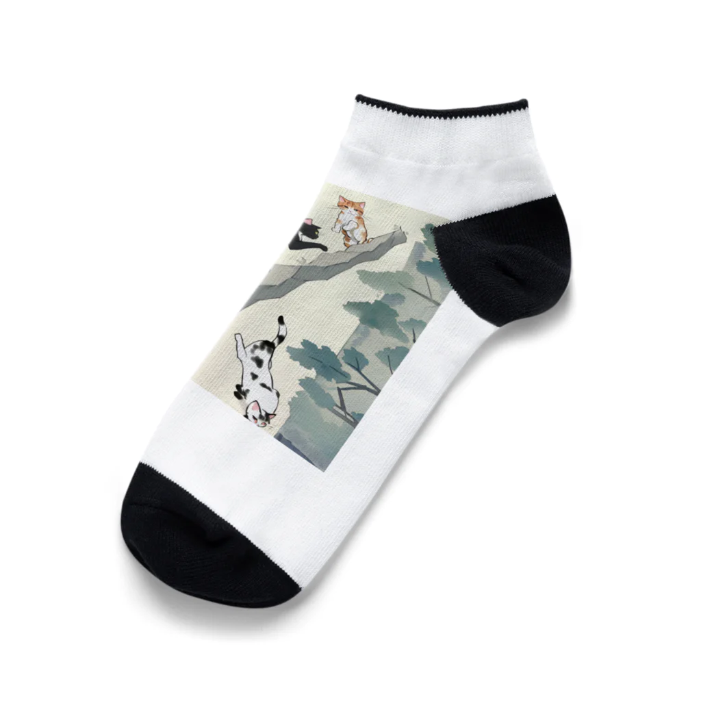 ひとやすみ　らいふの和子 Ankle Socks