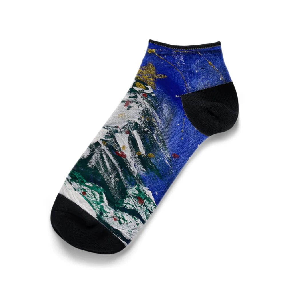 2oshareのキラキラツリー Ankle Socks