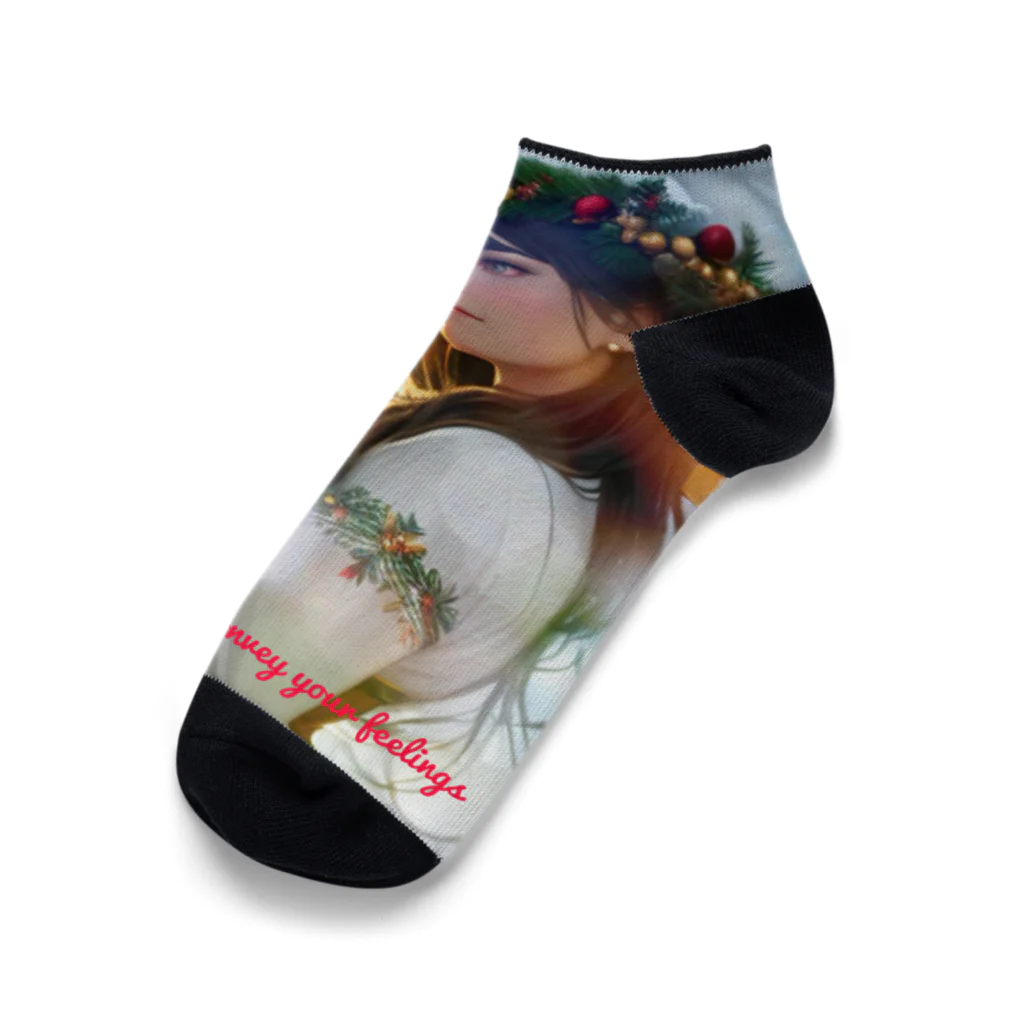 💖宇宙整体♪🌈♪こころからだチャンネル♪💖のDedicate love to convey your feelings Ankle Socks