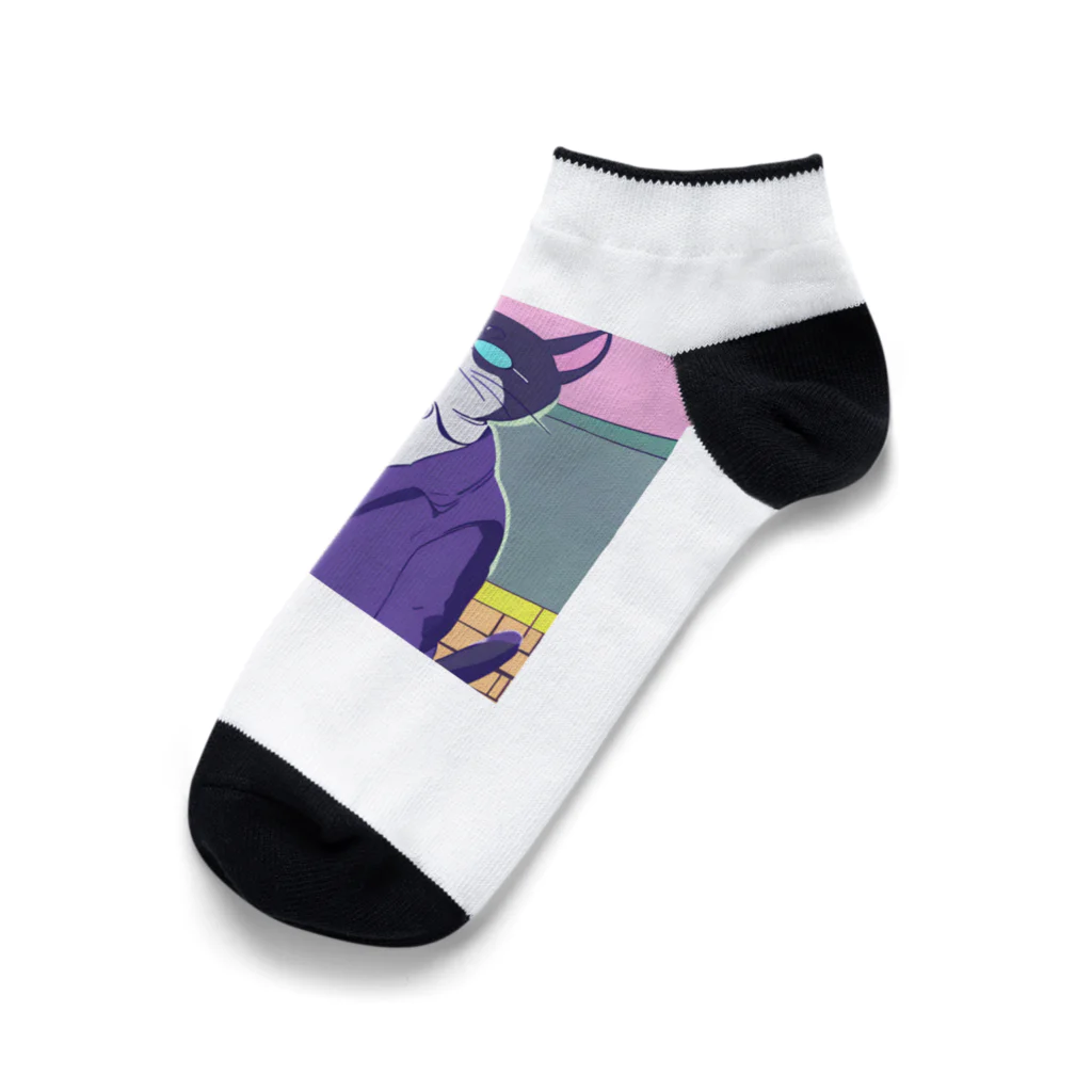 ブギーズのヌコ博士 Ankle Socks