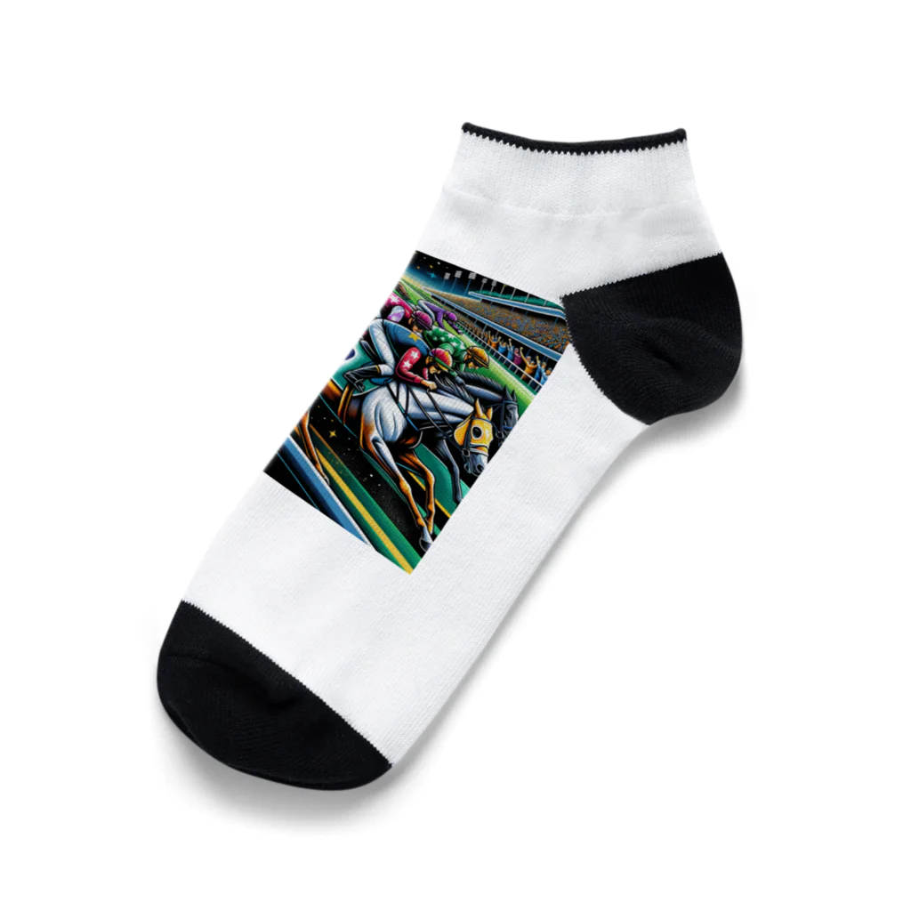 Design by hisachilの競馬 Ankle Socks