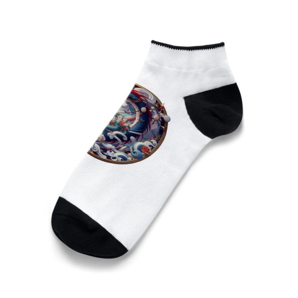 終わらない夢🌈の龍✨ Ankle Socks