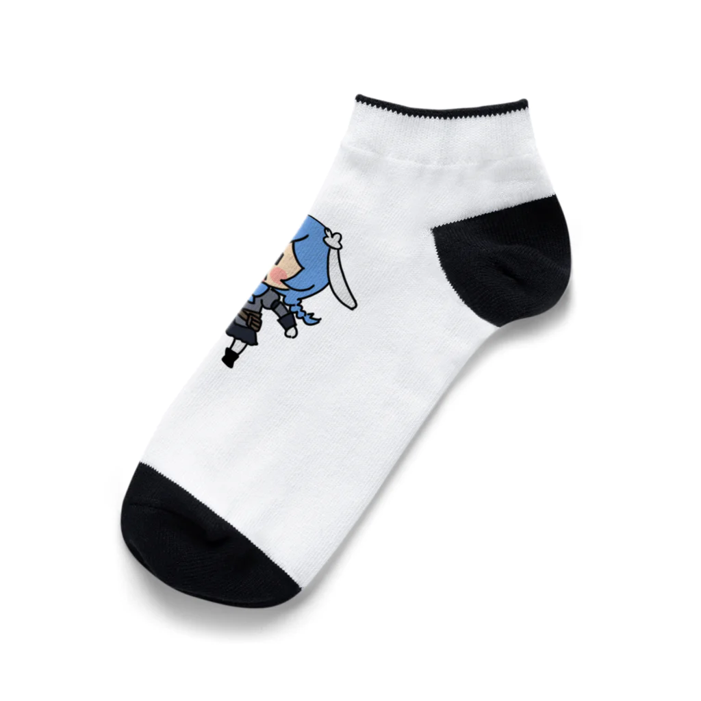 usabit.のぐっず屋さんのヨシッ(うさぎガンマン) Ankle Socks