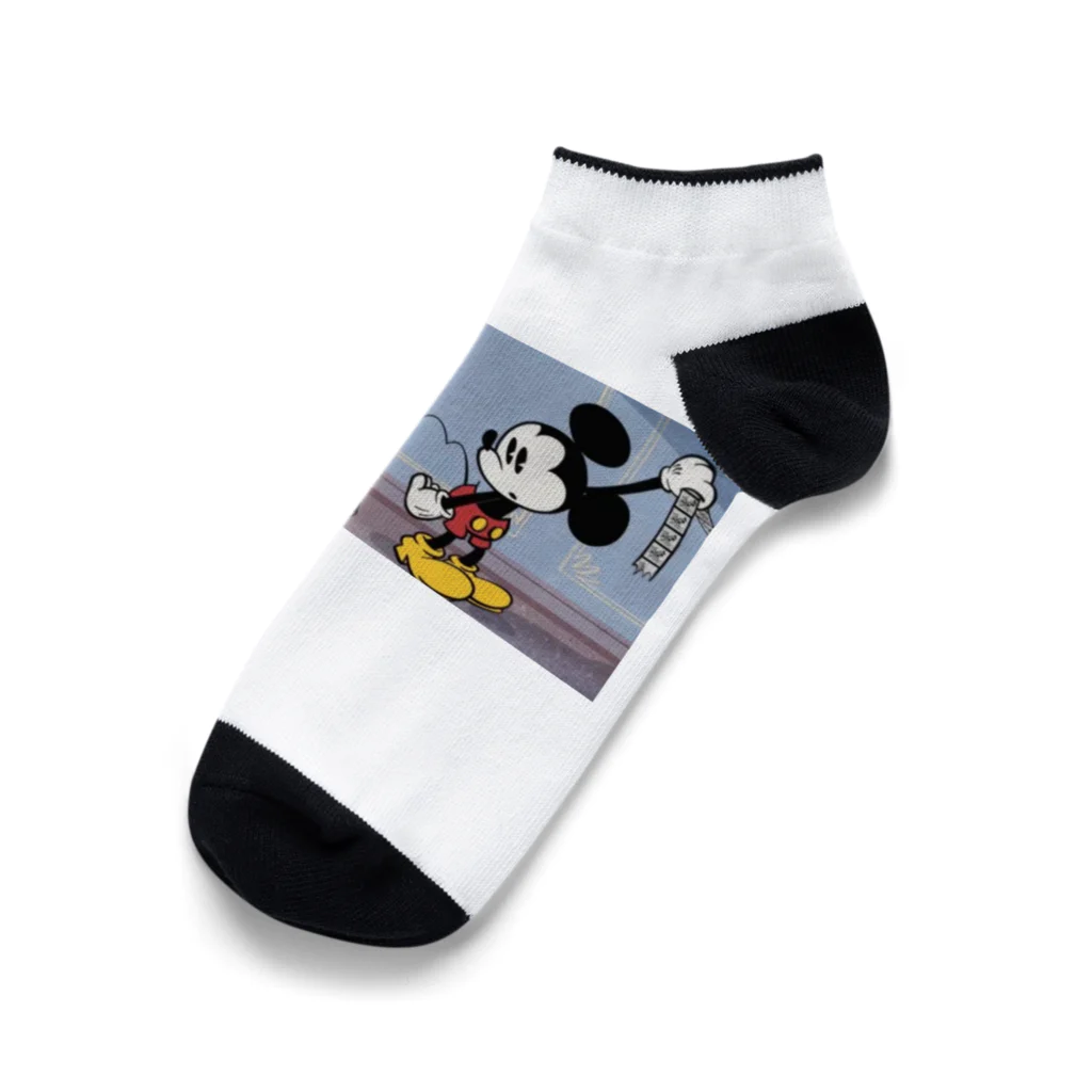 mickeymouse2024の【100個限定】懐かしのミッキー＆ミニー Ankle Socks