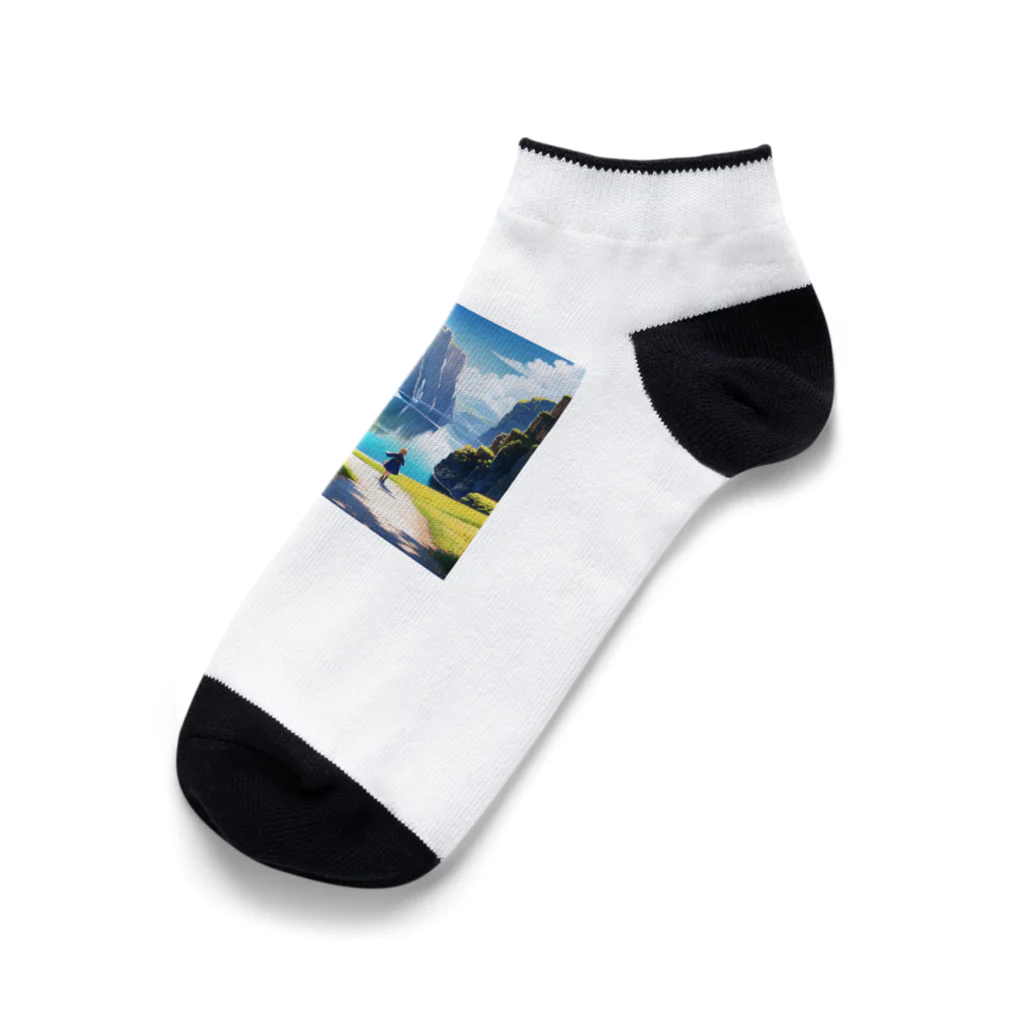 D-aerialのファンタジー世界のグッズ Ankle Socks