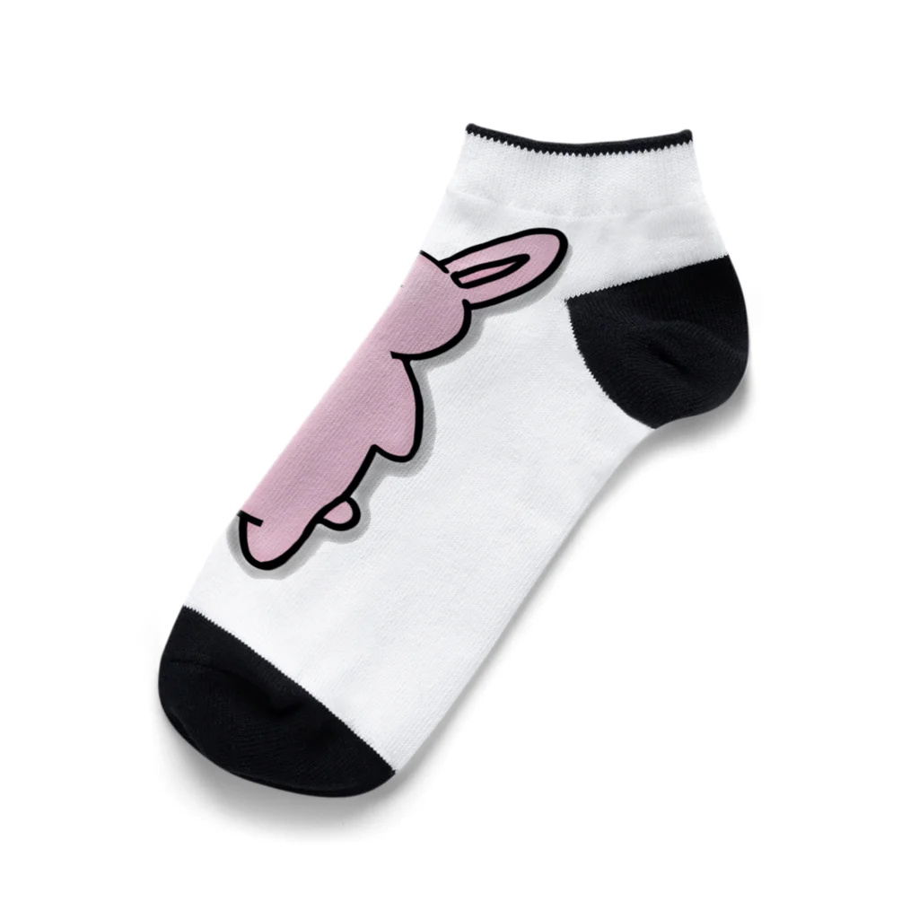 みつまめこshopのポテっとうさぎ Ankle Socks