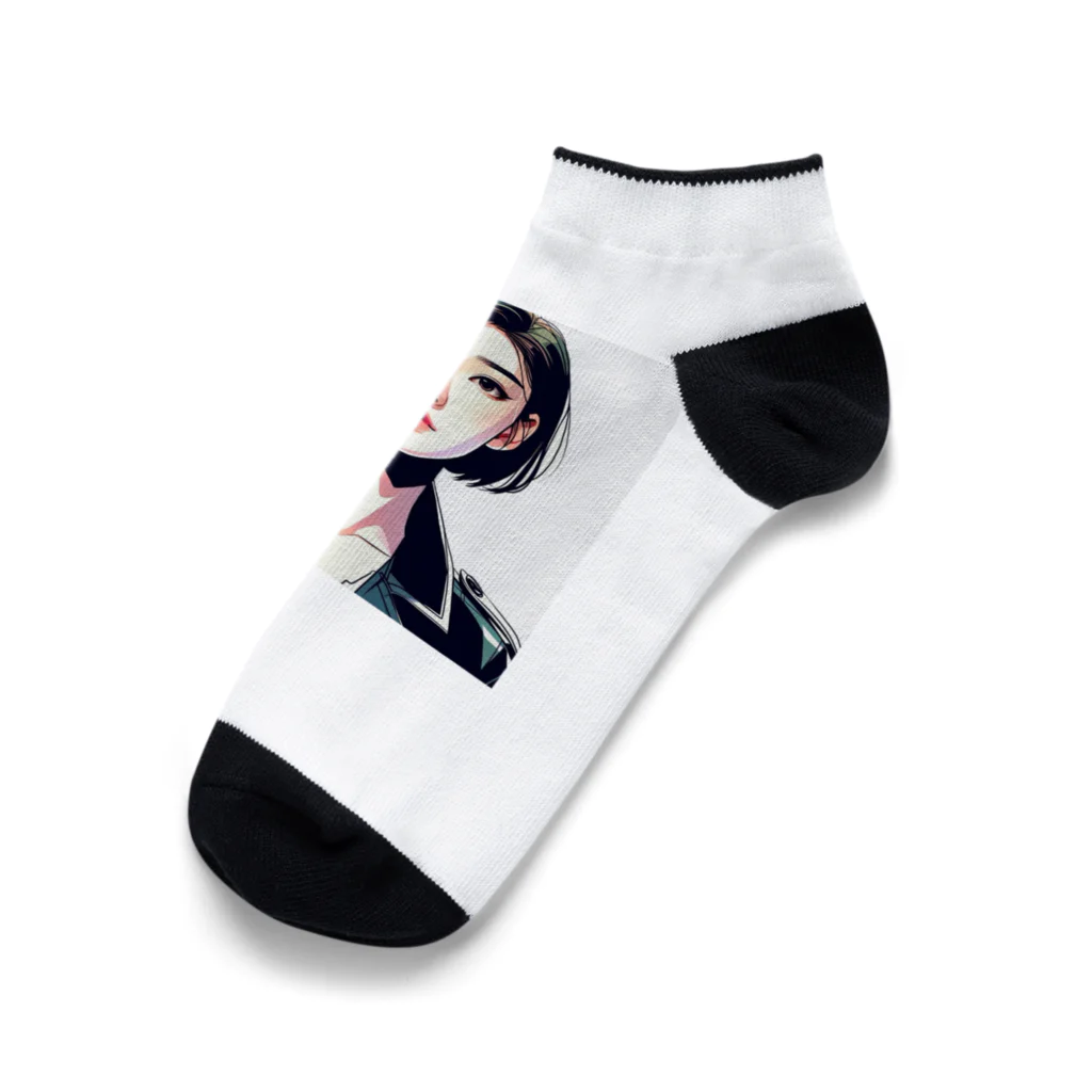 TMJのアジア美人 Ankle Socks
