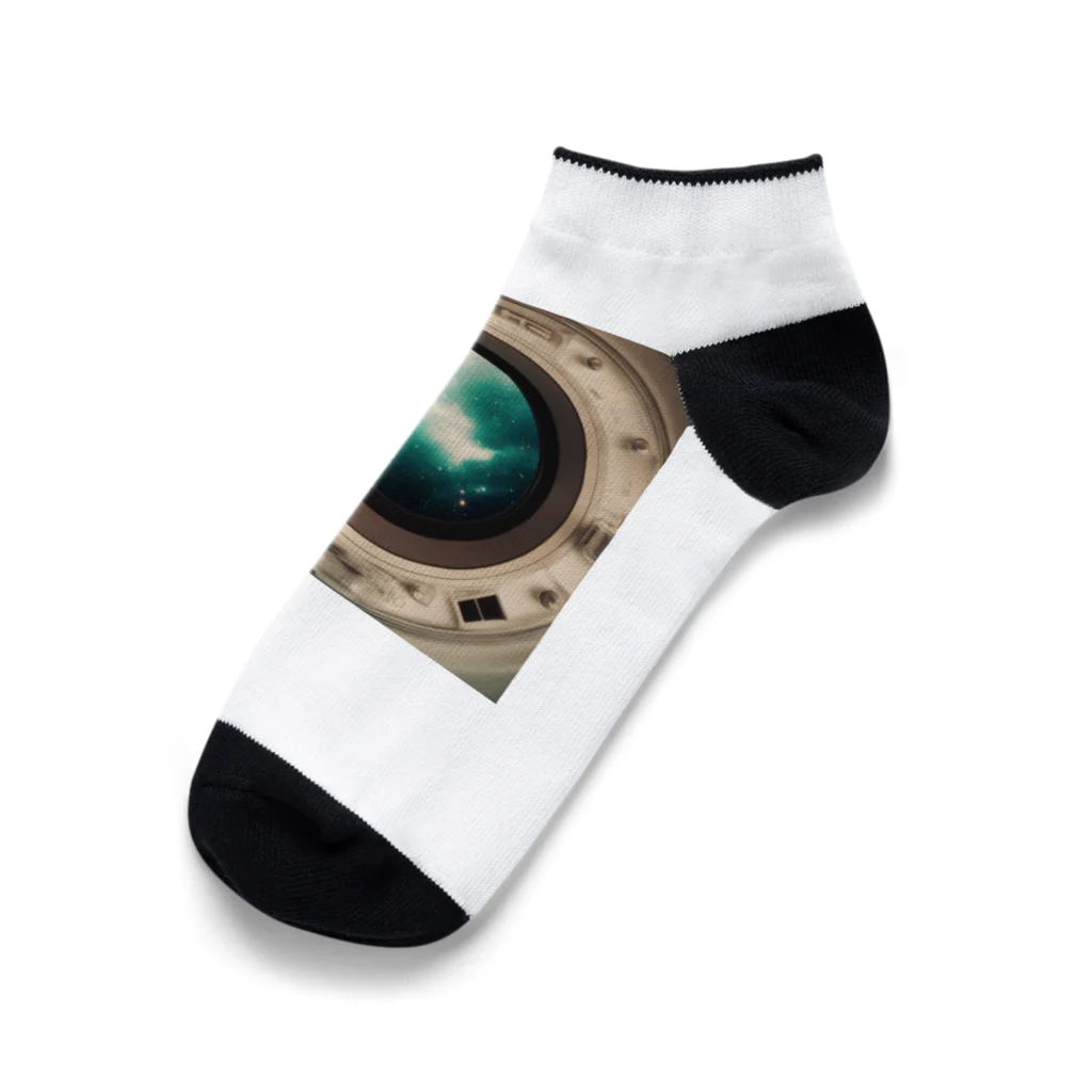 テフラんずの窓の外は宇宙 Ankle Socks