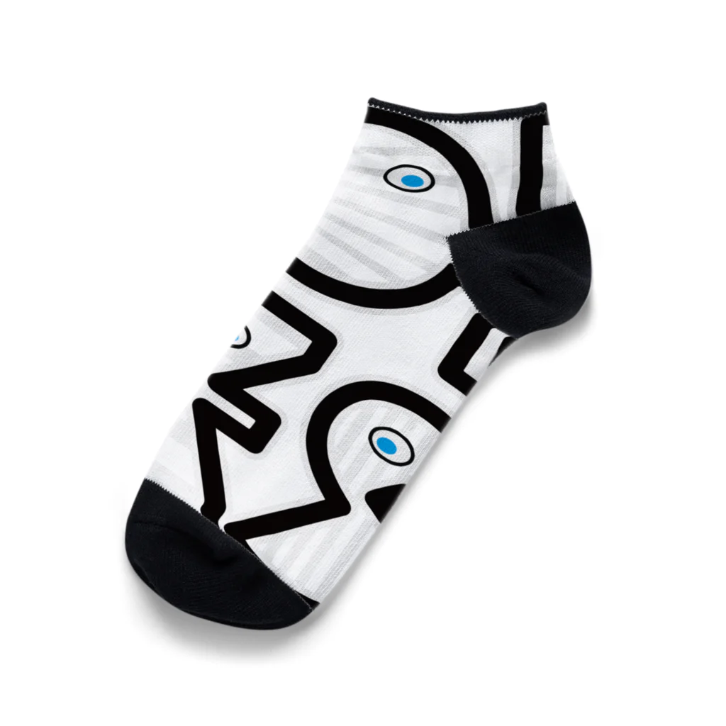 ロピュデザインのLOPTYDESIGN ロゴ Ankle Socks