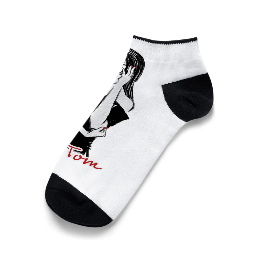 おやみなアート＆ギャラリーショップの「Tomさん」公式グッズ Ankle Socks