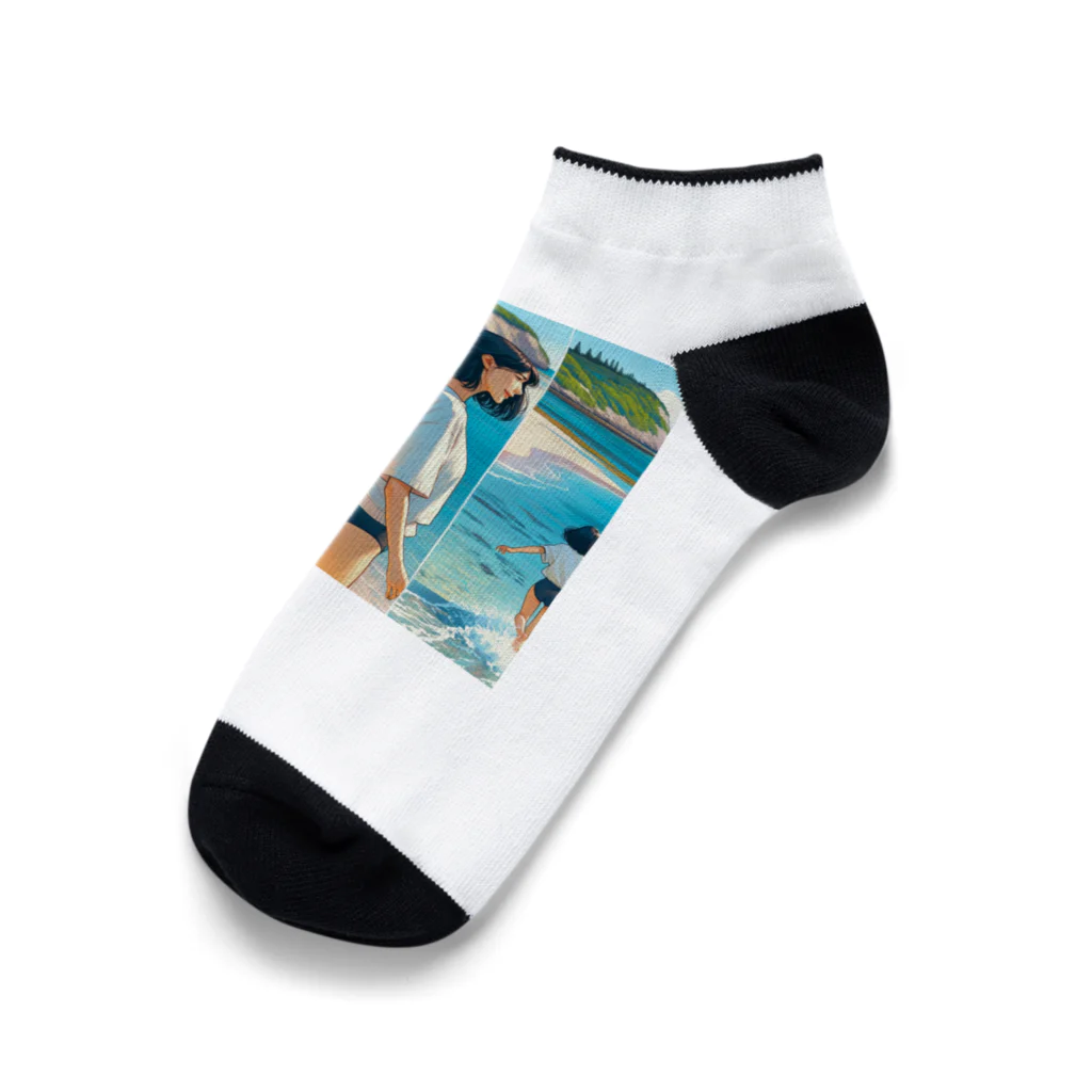 okinawa-okinawa-okinawaの夏の思い出１ Ankle Socks