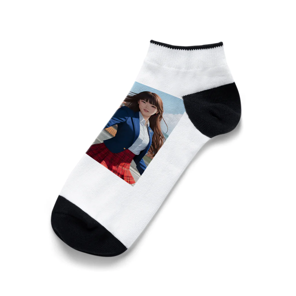 あかいはちのダンス Ankle Socks