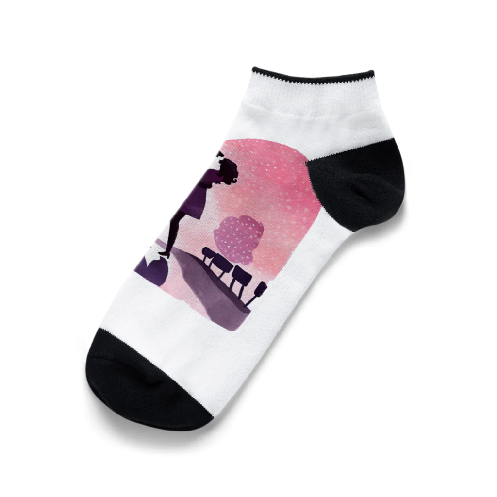 Yumiruのデート服 Ankle Socks