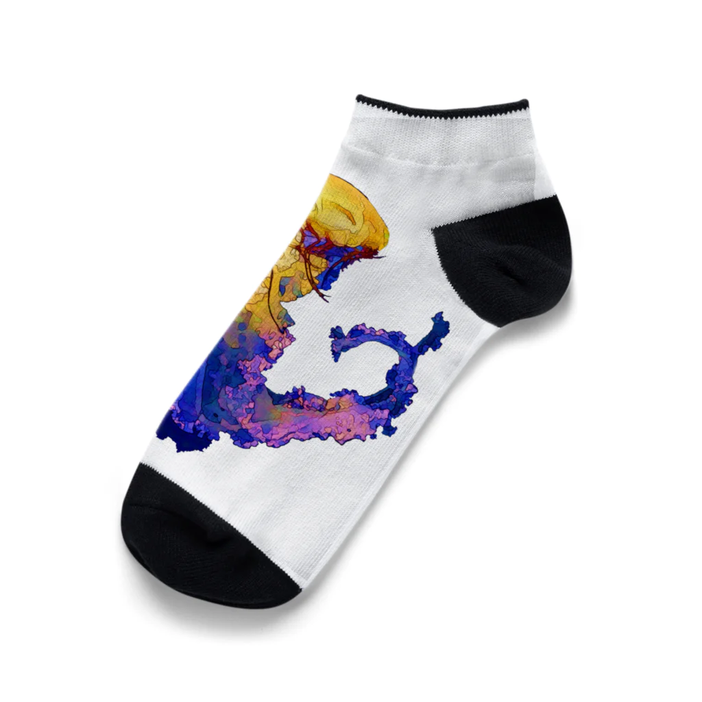 だいじょうぶのくらげ Ankle Socks