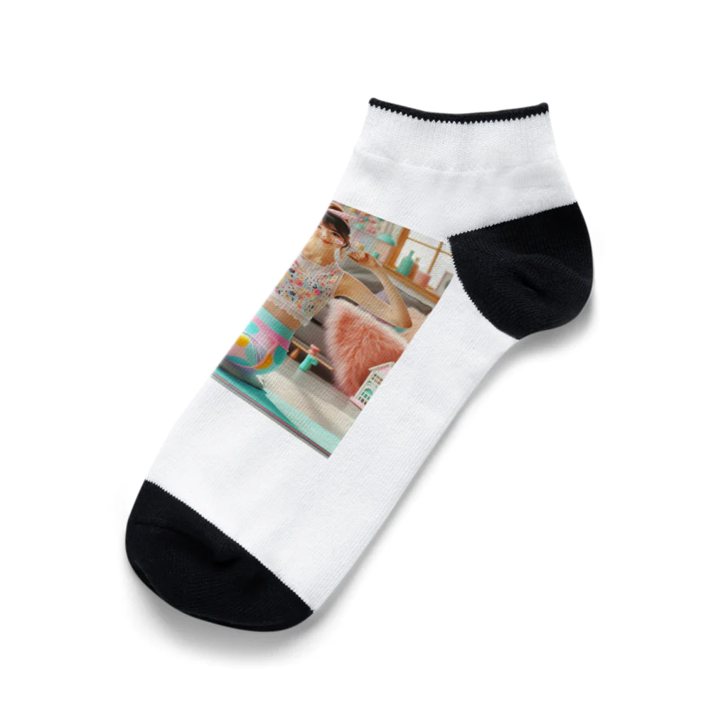 21歳女子　運動大好きMinamiのかわいい女の子 Ankle Socks