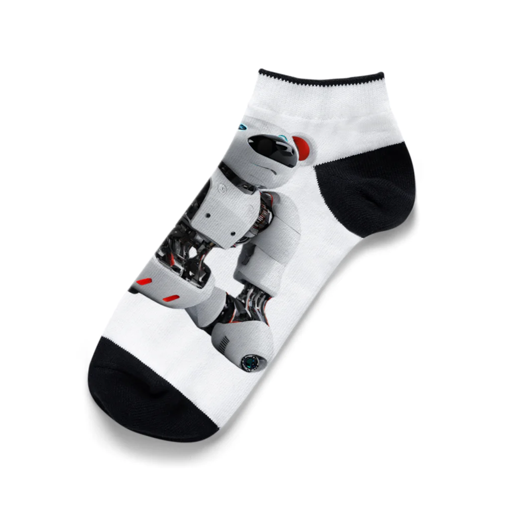 MEGROOVEのロボット36 Ankle Socks