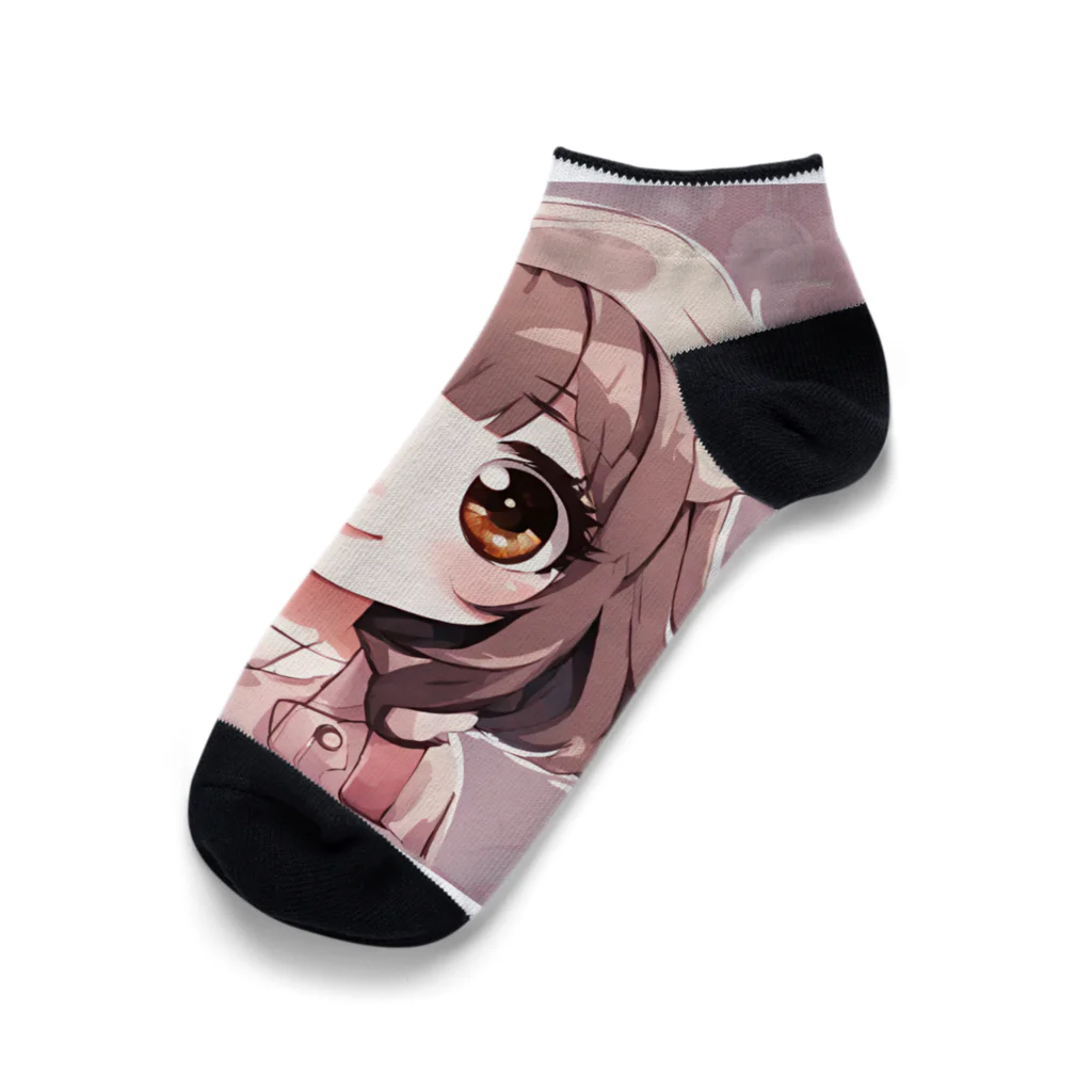 mikukiのかわいい女の子 Ankle Socks