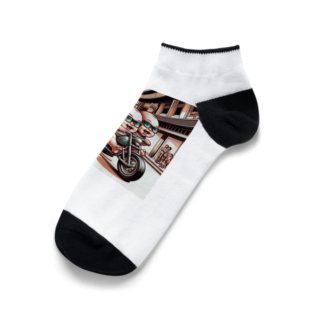 koyayubiの双子の赤ちゃん Ankle Socks