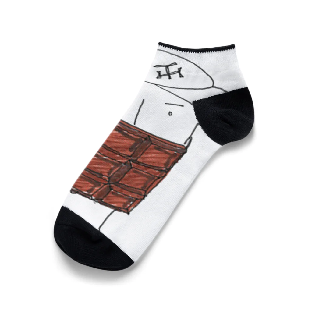 The Innovation ShopのチョコマスクBOY Ankle Socks