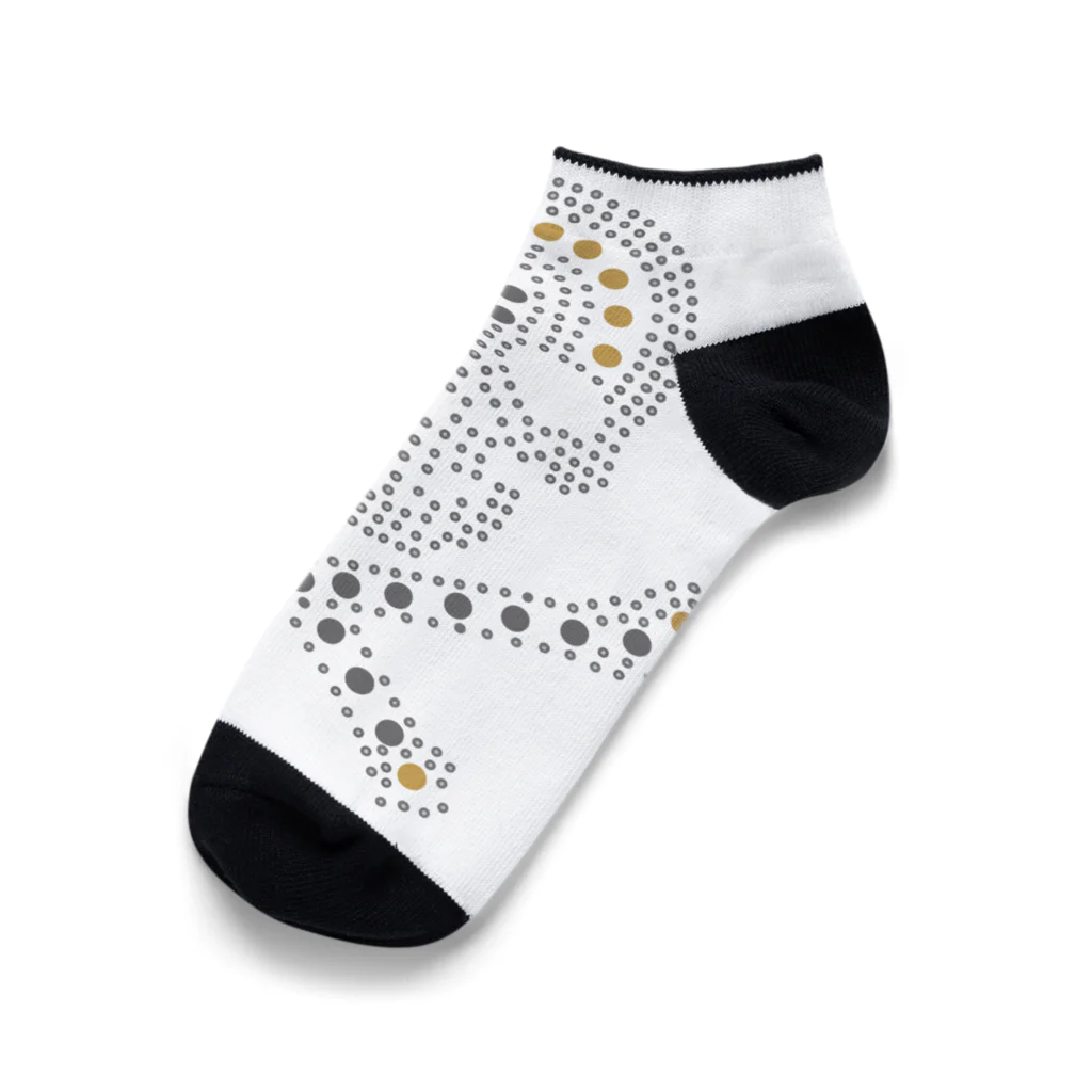 ファンシーTシャツ屋のスワロ風スカル Ankle Socks